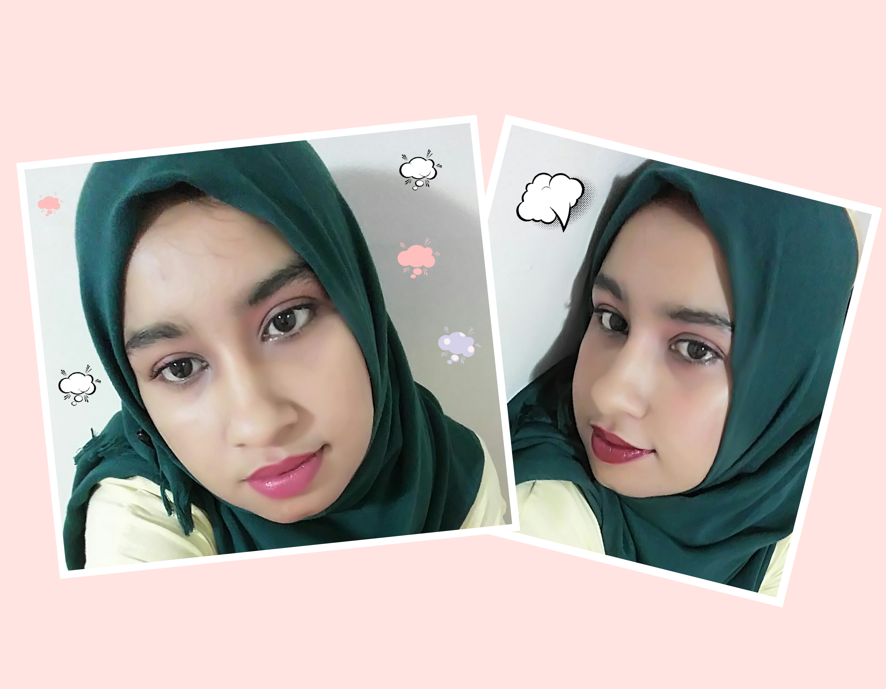 Hijab Girl Simple Fall Makeup look