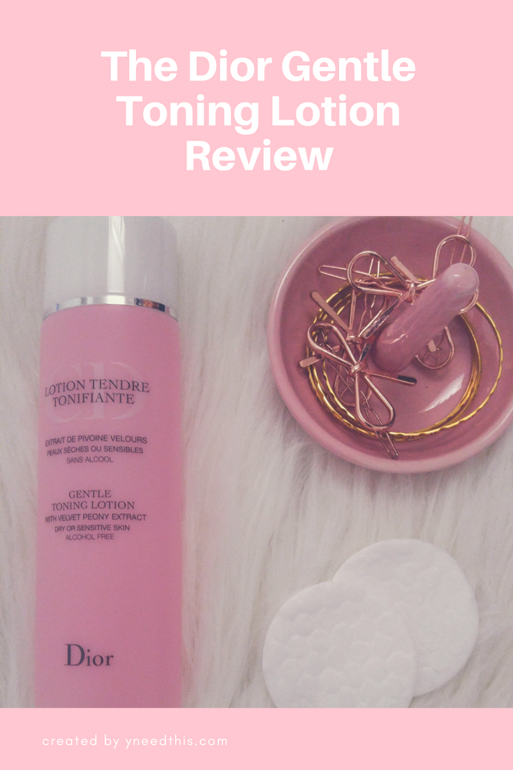 Dior Gentle Toning Lotion Review