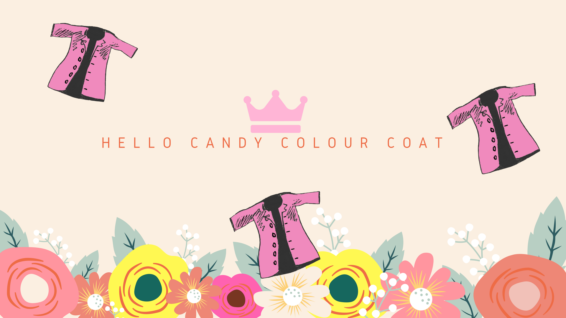 Candy Colour Coat #2018 Spring Colour