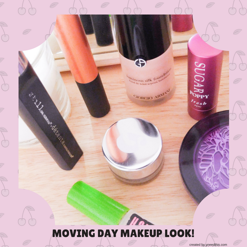 Moving Day Makeup Look
