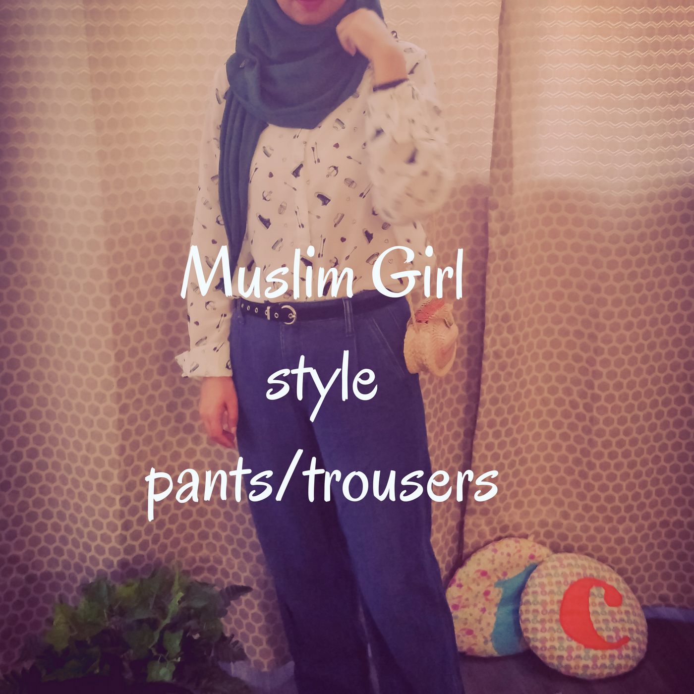 Muslim Girl style pants/trousers #MuslimFashion