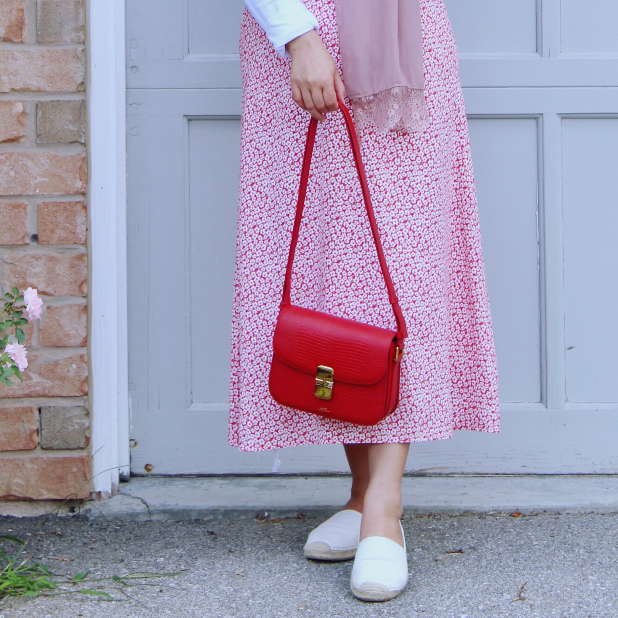 Wearing a #redbag – A.P.C Grace Mini Bag Review